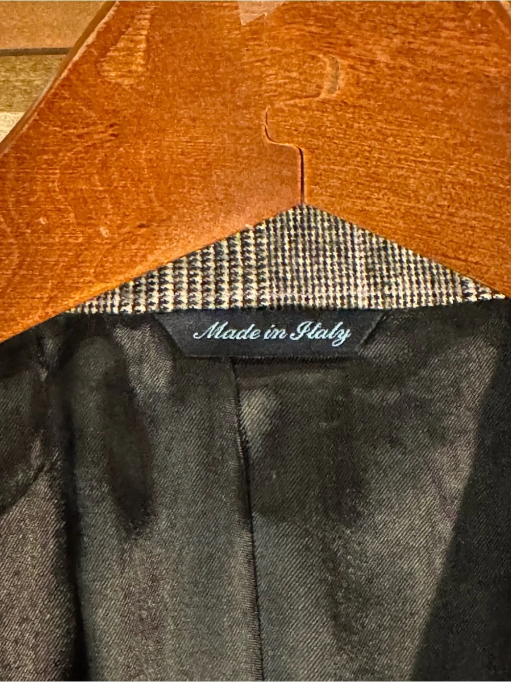 Men's Gray Windowpane single breasted suit